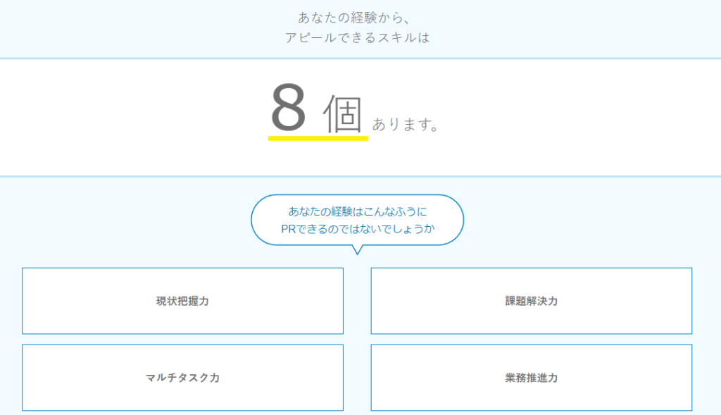 自己PR発掘診断